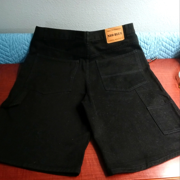 Mens NeoBlue  heavyweight shorts - Picture 1 of 2